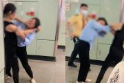 -比赛中发生激烈身体对抗，场面异常火爆